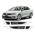 Par Emblema Lateral Aplique Jetta 2013 2014 Adesivo Resinado