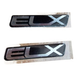 Par Emblema Lateral Elx Adesivo Resinado Do Uno Mille