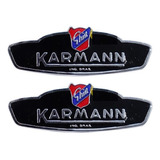 Par Emblema Lateral Karmann Ghia Morceguinho