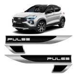 Par Emblema Lateral Para lama Resinado Fiat Pulse 2021 2022