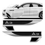 Par Emblema Lateral Paralama Porta Audi