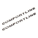 Par Emblema Letreiro Comfortline