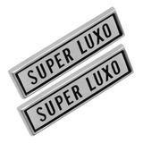 Par Emblema Plaqueta Super Luxo Paralama Lateral Maverick