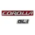 Par Emblema Porta Malas Corolla Gli 2010 2011 2012 Cromado