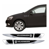 Par Emblema Volkswagen Gol Aplique Lateral