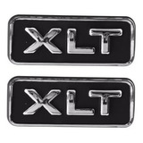 Par Emblema Xlt Cromado