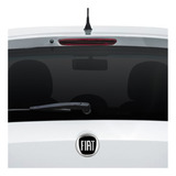 Par Emblemas Adesivos Fiat