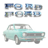 Par Emblemas Letras Ford Corcel Belina