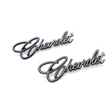 Par Emblemas Opala Chevrolet Cromado Brasão