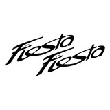  Par Escrita Friso Adesivo Emblema Lateral Ford Fiesta Ad01