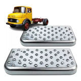 Par Estribo Pisante Lateral Caminhão Mb 1113 1114 Zincado
