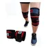 Par Faixas Elastica Para Joelhos Com Alta Compressão Cor Faixa Preta Vermelho Dpazz Sports Zz500