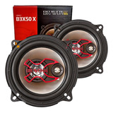 Par Falante Triaxial Bravox B3x50x Som Automotivo 5 Pol 100w