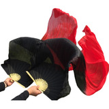 Par Fan Véu Leque Degrade Vermelho E Preto Vfan 9