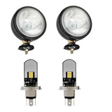Par Farol Alto Baixo Dianteiro Buggy Bugre Jeep Lampada Led
