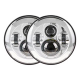 Par Farol Angel Eyes Defender Led Jeep Troller Fusca Kombi