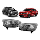 Par Farol Argo Cronos 2017 2018 2019 2020 Com Led