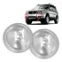 Par Farol Auxiliar Lente Vidro Pajero Tr4 2007 08 2009