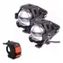 Par Farol Auxiliar Milha Led 6k U5 Bmw F650 R1200 F700 Gs800