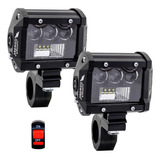 Par Farol Auxiliar Milha Led F7 9d Honda Falcon Hornet Xre