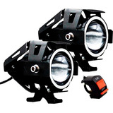 Par Farol Auxiliar Milha Led U5 6500k Nc 750x Cbr 650f