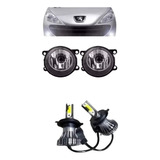 Par Farol Auxiliar Milha Peugeot 207 208 2008 07 Led 2d