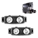 Par Farol Auxiliar Neblina Longo Alcance Caminhão Sc S4 H1