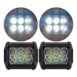 Par Farol Auxiliar Universal 18w Retangular Jeep Caminhao