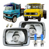 Par Farol Caminhão Mercedes Benz L 608 L 708 Kit Lampadas