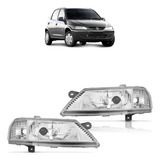 Par Farol Celta 99 00 01 02 03 04 05 06 Mascara Cromada