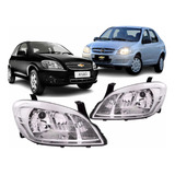 Par Farol Celta Prisma 06 07 08 2009 2010 2011 2012 Cromado