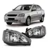 Par Farol Chevrolet Corsa 2008 Á 2012 Montana Máscara Negra