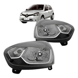 Par Farol Clio 2013 2014 2015 2016 Manual Máscara Negra Rf