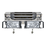 Par Farol Compatível Scania Série 4 Com Lampadas H4