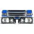 Par Farol Compatível Scania Serie 5 S5 Pgr Mascara Negra