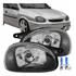 Par Farol Corsa Classic Máscara Negra 02 03 Á 10 C/lampadas