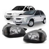 Par Farol Corsa Classic Máscara Negra 2004 2005 2006 2007