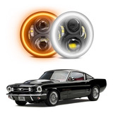 Par Farol De Led Mustang 7