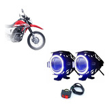 Par Farol De Milha Angel Eye U7 Mini Azul Xr 190 2022
