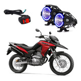 Par Farol De Milha Angel Eye U7 Mini Azul Xre 300 Abs 2022