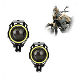Par Farol De Milha Angel Eye U7 Moto Xtz 250 Tenerê 2013