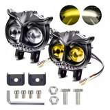Par Farol De Milha Moto Led Auxiliar Universal 60w