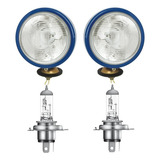 Par Farol Diant Azul Buggy Bugre Fusca Jeep Gaiola Off Road