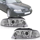 Par Farol Dianteiro Audi A4 1999 2000 99 00