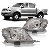 Par Farol Dianteiro Hilux Srv 2009