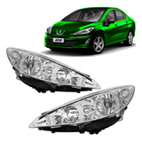 Par Farol Dianteiro Peugeot 408 2011 2012 2013 2014 2015