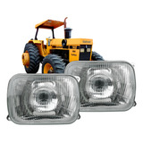 Par Farol Dianteiro Trator Valmet Valtra 68 A 88 Serie Prata