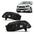 Par Farol Fiat Palio 2010 2011 Siena 2008 2009 Máscara Negra