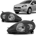 Par Farol Fiat Punto 08 2009 2010 2011 2012 Máscara Negra