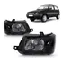 Par Farol Fiat Uno Fiorino Mascara Negra 2004 Até 2013